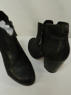 Rag & Bone Leather Margot ankle pull on boots booties black Size 38.5 US 8.5